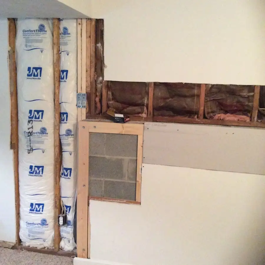 Wall insulation replacement during Odor Removal & Deodorization in Martinez